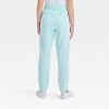 Girls' Bluey Dreamy Fleece Sweatpants - Aqua Blue - 3 of 4
