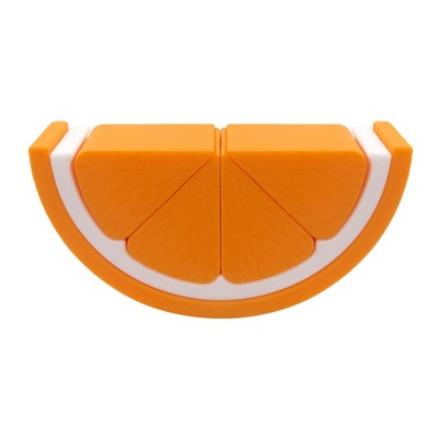 Living Textiles|PLAYGROUND Silicone Puzzle Toy Orange