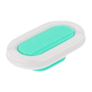 Unique Bargains Bathroom Detachable Handle Shower Brush 4.37"x2.44"x1.34" 1 Pc - 1 of 4