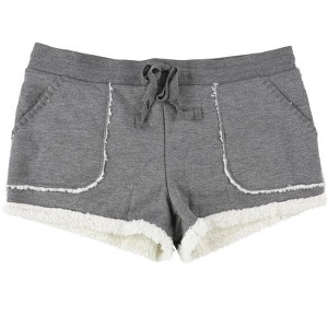 P.J. Salvage Womens Fuzzy Pajama Shorts - 1 of 2