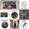 Evideco French Home Goods Sheltered Printed Front Door Mat Coir Coco Fibers Rug 24x16 - 3 of 4