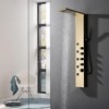 BWE 5-Jet Rainfall Shower Panel Tower System with Rainfall Waterfall Shower Head and Shower Wand - 3 of 4