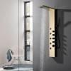 BWE 5-Jet Rainfall Shower Panel Tower System with Rainfall Waterfall Shower Head and Shower Wand - image 3 of 4