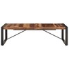 vidaXL Coffee Table 55.1"x27.6"x15.7" Solid Wood - 2 of 4