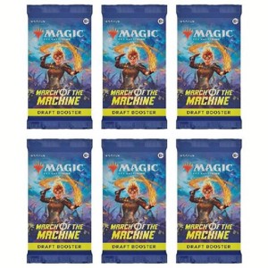 Magic the Gathering 6 Packs MTG Draft Booster Pack Lot MTG March of the Machine - 1 of 2