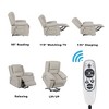 NicBex Linen Lift Recliner Chair for Elderly,Massage Chairs with Vibration Massage and Lumbar Heating,Reclining Chairs for Living Room - 4 of 4