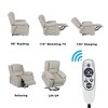 NicBex Linen Lift Recliner Chair for Elderly,Massage Chairs with Vibration Massage and Lumbar Heating,Reclining Chairs for Living Room - image 4 of 4