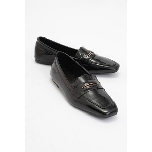 Iridessa - Black Patent Leather Loafers (Women) | Forever & Always Shoes - 1 of 4