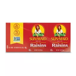 Sun-Maid Raisins - 6ct/1oz