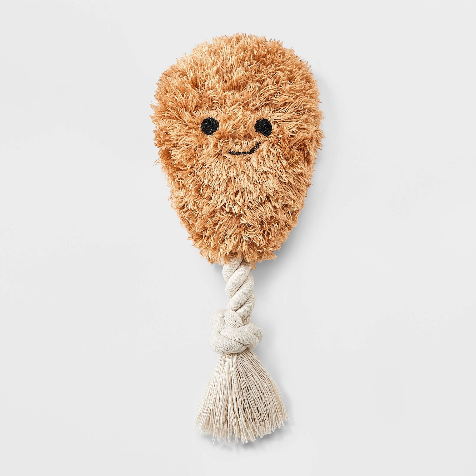 8.5" Chicken Drummie Dog Plush and Rope Toy - Boots & Barkley™