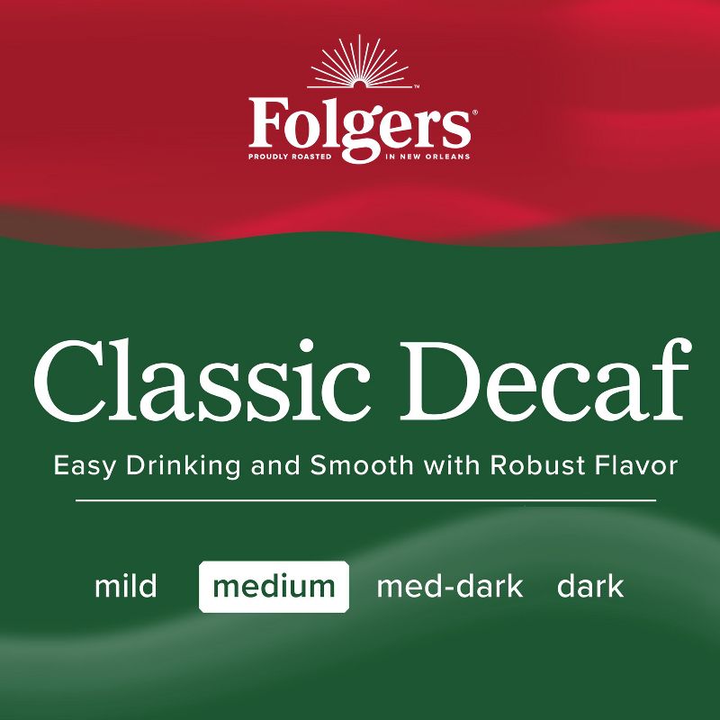 Folgers Classic Medium Roast Instant Coffee - Decaf - 8oz, 5 of 17