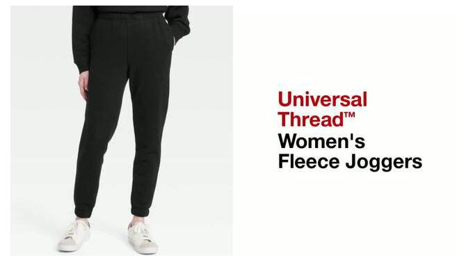 Women's Fleece Joggers - Universal Thread™, 2 of 5, play video