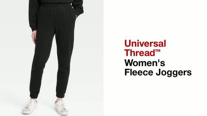 Women's Fleece Joggers - Universal Thread™, 2 of 5, play video