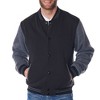 Alpine Swiss Tyler Mens Varsity Baseball Jacket Casual Letterman Bomber Jacket - 3 of 4