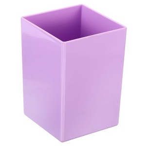 Unique Bargains Plastic Large Capacity Square Home Office Pencil Holder - 1 of 4