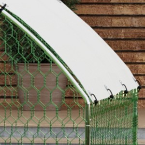 Walk-In Poultry Cage, Dome Shaped Chicken Coop, Large Metal Chicken Coop with Waterproof and Anti-Ultraviolet Cover, for Outdoor Backyard Farm Use - 1 of 4