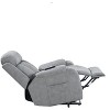 Electric Power Lift Recliner Chair for Elderly Fabric Recliner Chair for Seniors Side Pocket Remote Control Light Gray - 3 of 4
