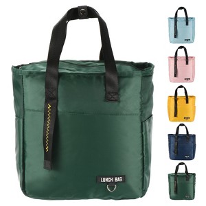 Unique Bargains Insulated Leakproof Thermal Zipper Portable Lunch Bag - 1 of 4