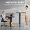 GTRACING Electric Standing Desk, 28"-46" Height Sit Stand up Desk with Memory Preset Controller, Height Adjustable Ergonomic Home Office Computer Desk - 2 of 4