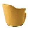 Cornelius Swivel barrel Chair with Metal Base| ART OF LIVING DESIGNS - 4 of 4