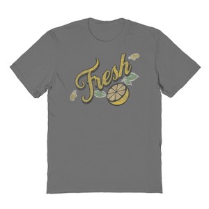 Rerun Island Men's Fresh Lemons Short Sleeve Graphic Cotton T-shirt - 1 of 1