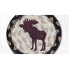 Earth Rugs Bull Moose Printed Round Coaster – 5" Eco-Friendly Table Protection - 2 of 3