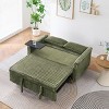 Compact Modern Sleeper Sofa with USB Port and Movable Tabletop for Living Room or Bedroom -3irtyhousy - 3 of 4