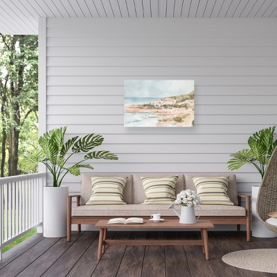 Emma Caroline Neutral Seaside II 30x47 Outdoor Canvas Print
