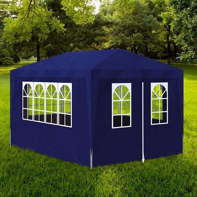 vidaXL Party Tent White Polyethylene, Steel Medium