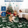 Christmas Area Rug, Foldable Washable Soft Carpet with Non Slip Backing, Low Pile Indoor Printed Floor Mat for Living Room, Bedroom - 4 of 4