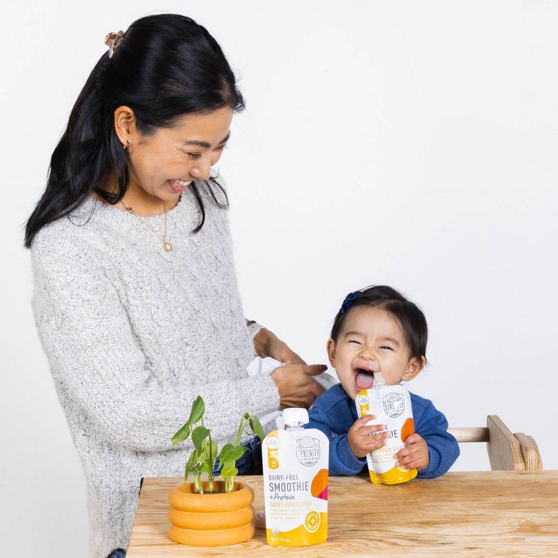 Serenity Kids Dairy Free Sweet Potato and Turmeric Smoothie + Protein Baby Meals - 3.5oz, 4 of 8