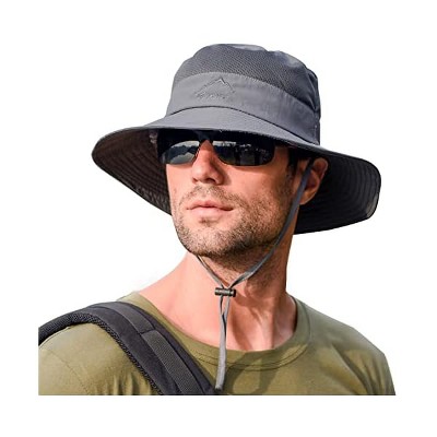 Fisfet Sun Hats for Men Women Fishing Hat UPF 50+ Breathable Wide Brim Summer UV Protection Hat