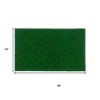 HomeRoots 18" X 30" Green Geometric Indoor Polypropylene Door Mat - 3 of 4