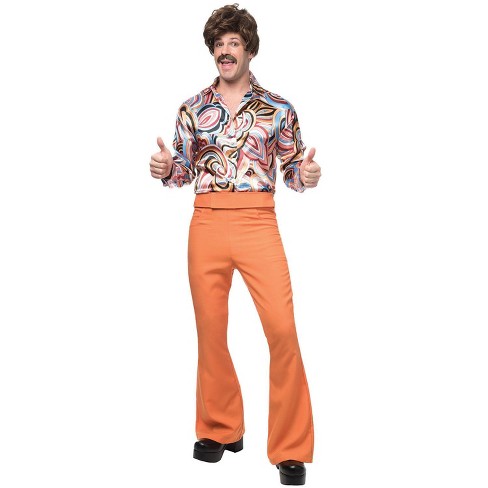 Franco 70 s Dude Men s Costume Rust Standard