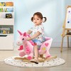 SEVOBAL Toy Vehicles Baby Rocking Unicorn Ride On with 32 Songs Seat Belt and Wooden Base for Toddlers - 3 of 4
