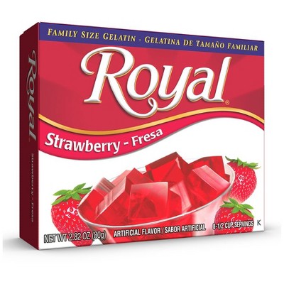 Royal Gelatin, Strawberry 2.82 oz