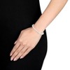 EVERLY JEWELRY | 14k White Gold 6-6.5mm Freshwater Cultured Pearl Beaded Bracelet, 8 inc - 3 of 4