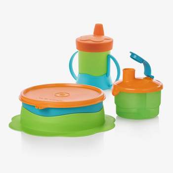 Tupperware Store Serve & Go - 5.75c Round Divided Food Container With Vent  : Target