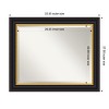 Amanti Art Sierra Beveled Wood Framed Bathroom Vanity Wall Mirror - 3 of 4