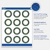Avery Labels, 2" Diameter, Gold-Green Border, Matte, 120ct - 3 of 4