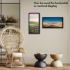 Americanflat 8x16 Picture Frame - Streamline Collection - Thin Border Photo Frame for Tabletop and Wall Display - Black - 4 of 4