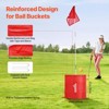 Backyard Golf Game 3 Hole Portable Outdoor Bucket Golf Game for Kids and Adults - 4 of 4
