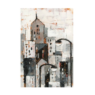 30" x 47" Ethan Harper 'Illuminated City' Unframed Wall Canvas - Trademark Fine Art