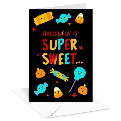 Halloween Card for Juveniles Super Sweet Treats