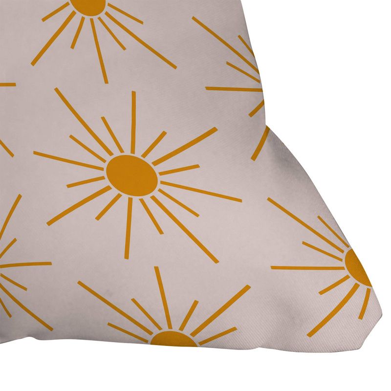 Maritza Lisa Sun Pattern Outdoor Throw Pillow Pink/Orange - Deny Designs, 3 of 5