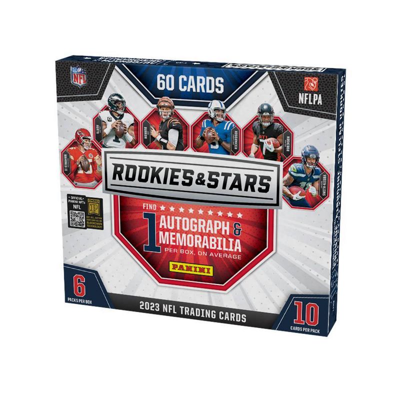 2023 Panini NFL Rookies and Stars Football Trading Card Mega Box, 1 of 4