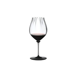 Riedel 29 fl oz Fatto A Mano Performance Pinot Noir Clear Stem/Black Base Wine Glass - 1 of 4