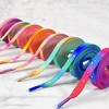INSPIRE CHIC Flat Tie-Dye Dots Soft Shoelaces for Casual Hiking Shoes Sneakers 0.31'' 1 Pair - 3 of 4