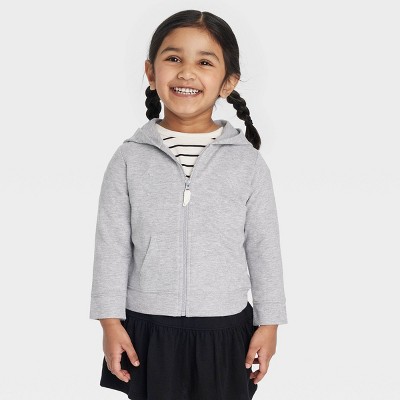 Essentials Toddler Girl's Pullover Hoodie Sweatshirt, Aqua