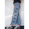 Women's Bow Detail Wide Leg Jeans - entro - 2 of 4